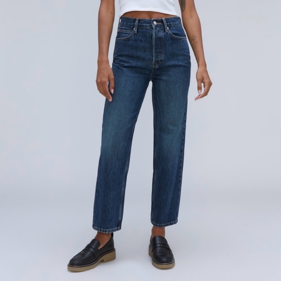 Everlane Denim - Everlane dark wash way high 90s Jean 28regular